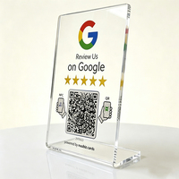 2026 Akıllı NFC Dokunmatik İnceleme Standı Akrilik QR Kodlu Tabela Tutucu (Google, Facebook ve Sosyal Medya için)