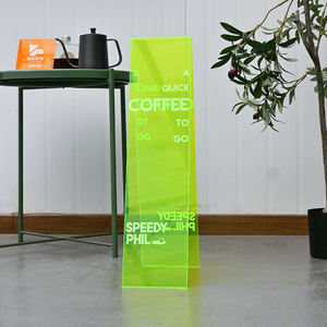 Signe de trottoir de type A en acrylique personnalisation de signe de plancher d'entrée d'affichage double face - Product Image 5