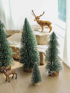 Hot Selling 10/15/20/25/30/35cm Mini Christmas Tree Natale Xmas <b>Tabletop</b> Decor Home Decoration Christmas Centerpiece - Product Image 4
