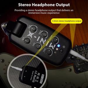 Amplificateur <span class=keywords><strong>casque</strong></span> <span class=keywords><strong>guitare</strong></span> M-VAVE 9 tonalités de simulation retardent la réverbération chorus multi-effets Mini amplificateur prise en charge connexion BT - Product Image 3