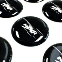 Autocollants en dôme imperméables et résistants aux déchirures en résine époxy, autocollants en dôme 3D personnalisés pour coques de téléphone portable