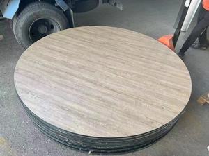 Chất Lượng Cao Chống Cháy Hội Đồng Quản Trị Cao Top Tiệc Đảng Cocktail Gỗ Thanh Tròn Gấp Cocktail Bảng Cho Các Sự Kiện Đảng Đám Cưới - Product Image 3