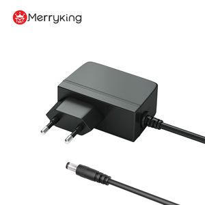 Adaptador de Corriente CE GS de 24V 500mA, <span class=keywords><strong>5V</strong></span> 6V 8.4V 9V 12.6V 13V 15V 18V 1.2A 1.5A 2A 2.5A 3A, Enchufe Europeo, Fuente de Alimentación de 12V 1A, Adaptador de CA a CC - Product Image 1