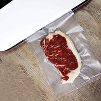 Sac sous vide de stockage de scellant en plastique en relief pour aliments sac d'emballage alimentaire sous vide en plastique personnalisé en nylon pour saucisse