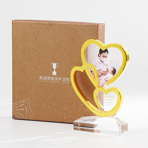 Marco de Fotos de Cristal con Forma de Corazón, Aleación Metálica, Impresión Digital de 12 Pulgadas, Regalo para Enfermeras de Maternidad - Product Image 4