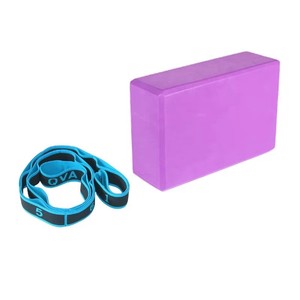 Bloque de Espuma EVA de Alta Densidad para <span class=keywords><strong>Yoga</strong></span> <span class=keywords><strong>con</strong></span> Correa Elástica para Ejercicio en Casa o Gimnasio, Venta al Por Mayor, Suministro Directo de Fábrica - Product Image 1