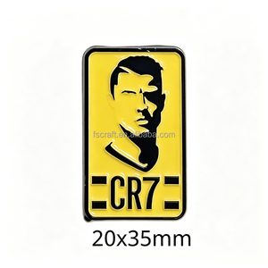 Pegatinas Metálicas Esmaltadas de <span class=keywords><strong>Estrellas</strong></span> del Fútbol FIFA 2026, Pins Decorativos para Teléfono con Diseño de Camisetas de Ronaldo, Messi y Neymar - Product Image 5