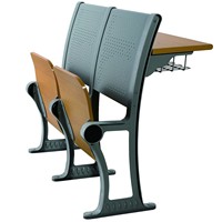 Sièges d'auditorium, chaises de salle de conférence, bureaux d'étudiant en bois massif, bancs, sièges de salle de conférence, sièges de théâtre, modernes, minimalistes, pliables