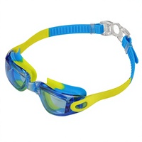 Lunettes de natation anti-buée en silicone pour enfants, style course, vente en gros d'usine