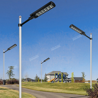 Lampe solaire LED tout-en-un pour extérieur, à économie d'énergie, SMD 50W-300W, IP65, étanche, pour route et autoroute