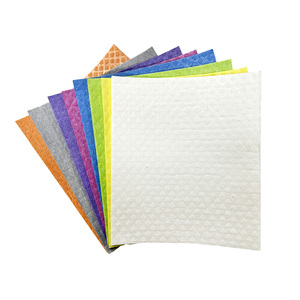 Éponge à vaisselle en cellulose suédoise, grande taille, vente en gros, pour la cuisine, réutilisable, en fibre de cellulose de pâte de bois - Product Image 4
