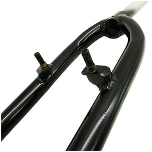 Prix 20 pouces Cycle pliant en alliage d'aluminium <span class=keywords><strong>Vbrake</strong></span> Frameset fourche avant 28.6*170mm sans dents Tube droit Tube supérieur fourche c colonne - Product Image 2