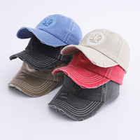 Cool and Trendy NY 3D bordado sin estructura Vintage lavado gorra de béisbol moda Casual papá gorra para hombres y mujeres al aire libre