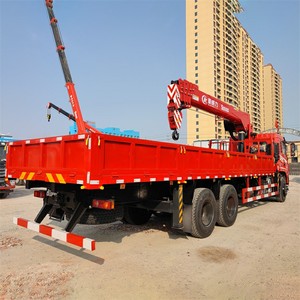 รถเครนติดตั้งบนรถบรรทุก Dongfeng 6x4 สำหรับงานก่อสร้างและขนย้ายวัสดุก่อสร้างจากโรงงานโดยตรง - Product Image 5