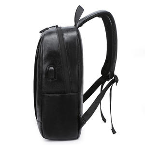 Sacs à dos pour ordinateur portable en PU minimalistes décontractés pour hommes, sélection premium, avec recharge externe, vente en gros et dropshipping disponibles - Product Image 6