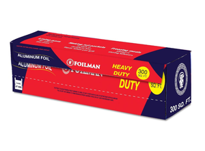 Thick Heavy Duty Printed Aluminum Foil <b>Roll</b> 12x 300 Square Foot with Sturdy Corrugated Cutter <b>Box</b> for Kitchen Use - Product Image 3