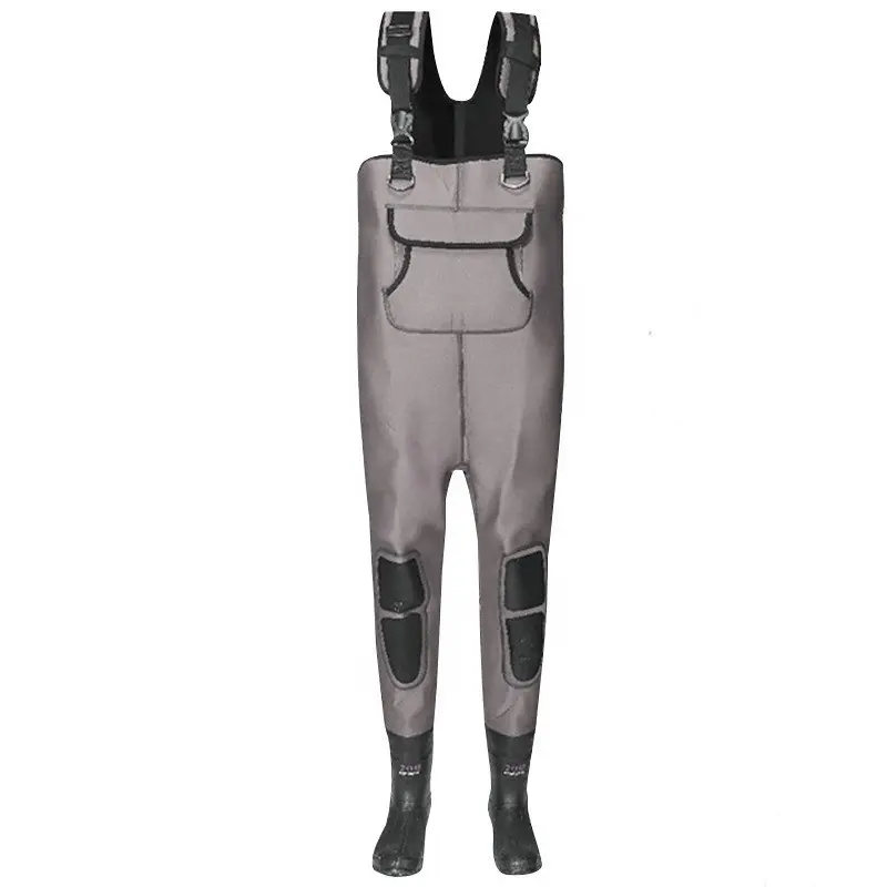 Yousya Imperméable Respirant Poitrine Waders À Séchage Rapide Néoprène Pêche Poitrine-Wader Pantalon avec Bottes Pêche À La Mouche