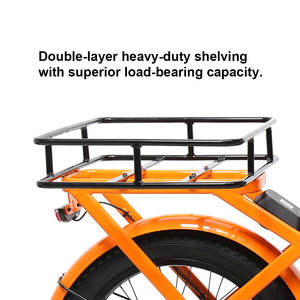 Vélo <span class=keywords><strong>cargo</strong></span> électrique TXED 20 pouces 7 vitesses avec moteur arrière sans balais 48V, batterie longue autonomie et fourche à suspension - Product Image 6