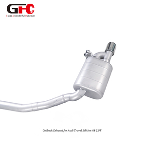 Échappement Catback <span class=keywords><strong>Sport</strong></span> Edition à Double Valve pour <span class=keywords><strong>Audi</strong></span> A4 2.0T en Acier Inoxydable 304, Configuration Double Silencieux, Qualité Professionnelle - Product Image 6