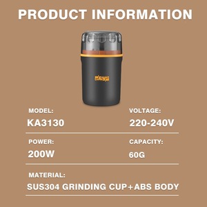 DSP Coffee <b>Grinder</b> KA3130 Battery Powered Portable <b>Mini</b> Coffee <b>Grinder</b> For Home Kitchen Use - Product Image 2