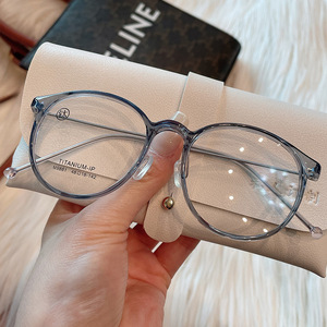 Gafas de Vista Danyang 9881TR Redondas de Montura Completa con Lentes Acrílicas Transparentes, Estilo Retro Unisex para Visión de Cerca - Product Image 4