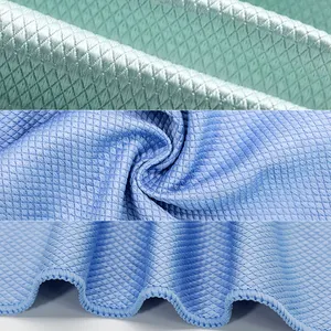 Custom Fishscale Cloth Lint Free Diamond Cleaning Cloth Kitchen Dish Towel Microfiber Cleaning Towel Multipurpose For Household