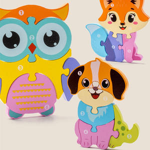 Tùy chỉnh 3D động vật ghép hình câu đố Hội Đồng Quản trị trò chơi Chính Tả Bảng chữ cái Montessori đầu giáo dục học tập đồ chơi cho trẻ em trai cô gái - Product Image 5