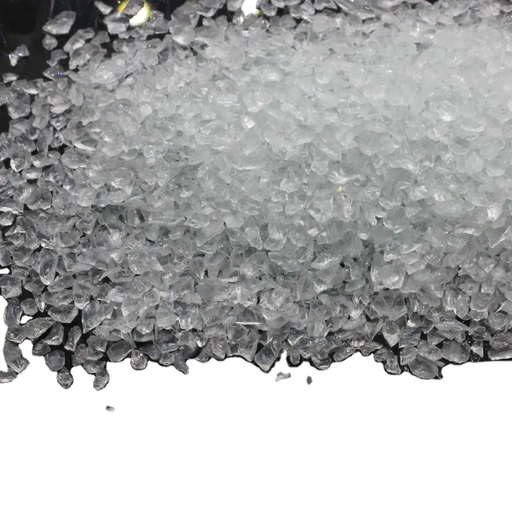 2021 Best Selling Crushed Glass Powder 2mm 1mm Glass Cullet Seed Beads for Nail Art