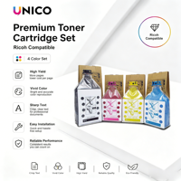 Cartouche de toner UNICO pour imprimante laser Lanier LD260C LD275C Savin C6055 C7570