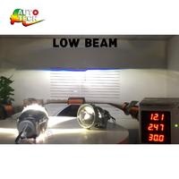 Nouvel objectif de projecteur bi-LED laser double P10 2,5 pouces pour feux de route et feux de croisement de voiture, pour système d'éclairage LED automobile