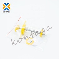 Pistolet d'injection de vaccin TPX pour animaux, seringue vétérinaire en acier plastique sans écrou de dose pour ferme d'élevage, 10/20/30/50ml