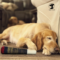 Jouet sonore interactif pour chien, auto-entretenant, en peluche verte, simulation de cigare, pour chiens élégants, vente en gros disponible