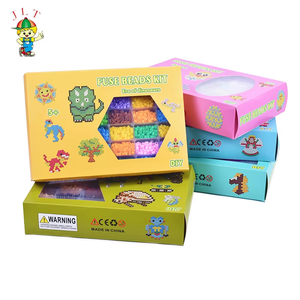 Ensemble de jouets éducatifs faits à la main bricolage artisanat fusible Perler perles Kit fabricant direct <span class=keywords><strong>en</strong></span> gros 9000 pièces <span class=keywords><strong>dinosaure</strong></span> perles à <span class=keywords><strong>repasser</strong></span> - Product Image 1