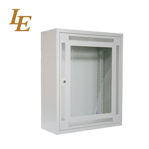 Gabinete de Pared SOHO ONU/ONT de Alta Calidad de 19 Pulgadas 12U 600x150mm 600x300mm con Puerta Frontal de Vidrio Templado Sin Empotrar - Product Image 2