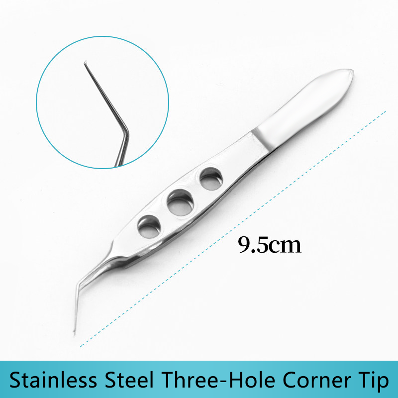 Stainless Steel Three-Hole Angled with Pointed Tip