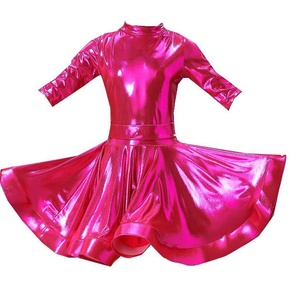 Robe de danse latine professionnelle pour filles vêtements de danse <span class=keywords><strong>Salsa</strong></span> pour enfants vêtements de scène latine pour compétitions d'enfants - Product Image 6