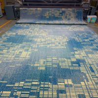 Tapis haut de gamme moderne en laine Axminster/nylon, anti-bactérien, fabriqué à la machine, motifs en stock, pour salle de bal, salle de banquet, maison de luxe, PET