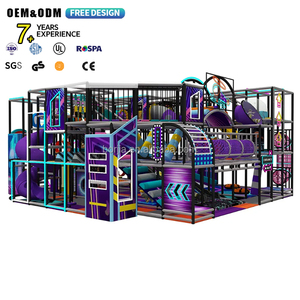 1000 Sqm anak-anak bermain Area dalam ruangan permainan taman anak-anak komersial lembut perlengkapan bermain anak balita Softplay produsen Cina - Product Image 1