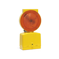 Chantier de Construction Routière LED Clignotant Fonction D'avertissement de feu de Signalisation Solaire