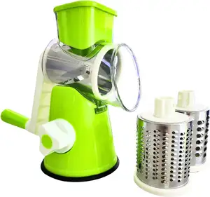 Multifunctional 3 in 1 kitchen gadgets Stainless steel manual onion slicer vegetable chopper