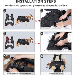 GLIWAY Hands-Free Dog <b>Backpack</b> Carrier for Small Dogs, Dog Lift Harness, Portable Breathable Pet Carrier <b>Backpack</b> - Product Image 4