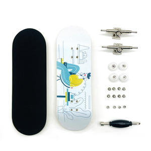 <span class=keywords><strong>Mini</strong></span> Skateboard à <span class=keywords><strong>Doigts</strong></span> en Bois, Skateboard à <span class=keywords><strong>Doigts</strong></span> <span class=keywords><strong>pour</strong></span> Enfants, Jouet - Product Image 6