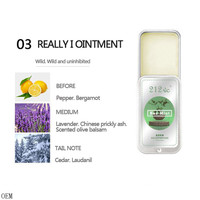 Gel parfumé de poche portable très vendu avec logo personnalisé parfum solide déodorant naturel marque privée