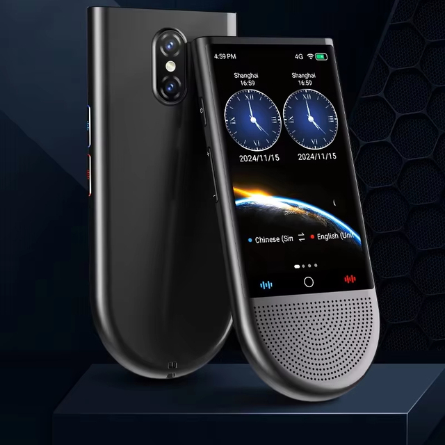 AI Language Translator Device Multiple Languages Translator WiFi Support ChatGPT Voice Instant Two-Way 138 Language Translator