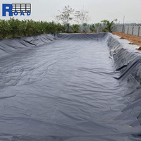 Geomembrana EVA Antifiltraciones para Cría de Peces, 0.5mm, Anti-UV, Ecológica, Impermeable, para Estanques, Presas, Vertederos y Protección de Taludes
