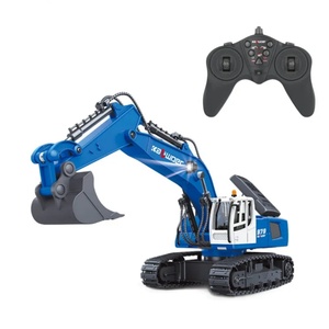 SJY-13550 Nuevo Producto, Coche RC de Juguete 1:24, Excavadora RC de Metal Semialeado de 9 Canales, Lista para Usar, Modelo de Vehículo de Ingeniería para Niños - Product Image 3