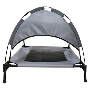Outdoor Portable Moisture-proof <b>Dog</b> Cot Tent-style Elevated Pet <b>Bed</b> With Canopy Portable Tent for Camping or Beach - Product Image 5