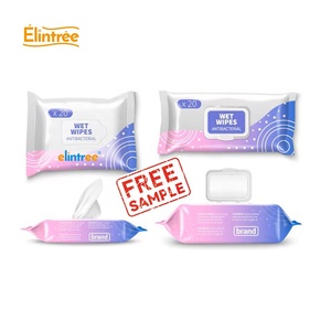 Lenços Umedecidos Personalizados Elintree Sem Plástico Originais para Bebês Biodegradáveis - Product Image 3