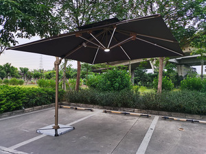 Automatic <strong>and</strong> Manual Operation <strong>Beach</strong> <strong>Umbrella</strong> With Solar LED Lights - Product Image 5