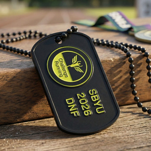 Medaglietta per Cani Personalizzata in Metallo con Tema Amore, Logo 2D/3D e Incisione del Nome, Elettroplaccata e Stampa Tipografica - Product Image 4